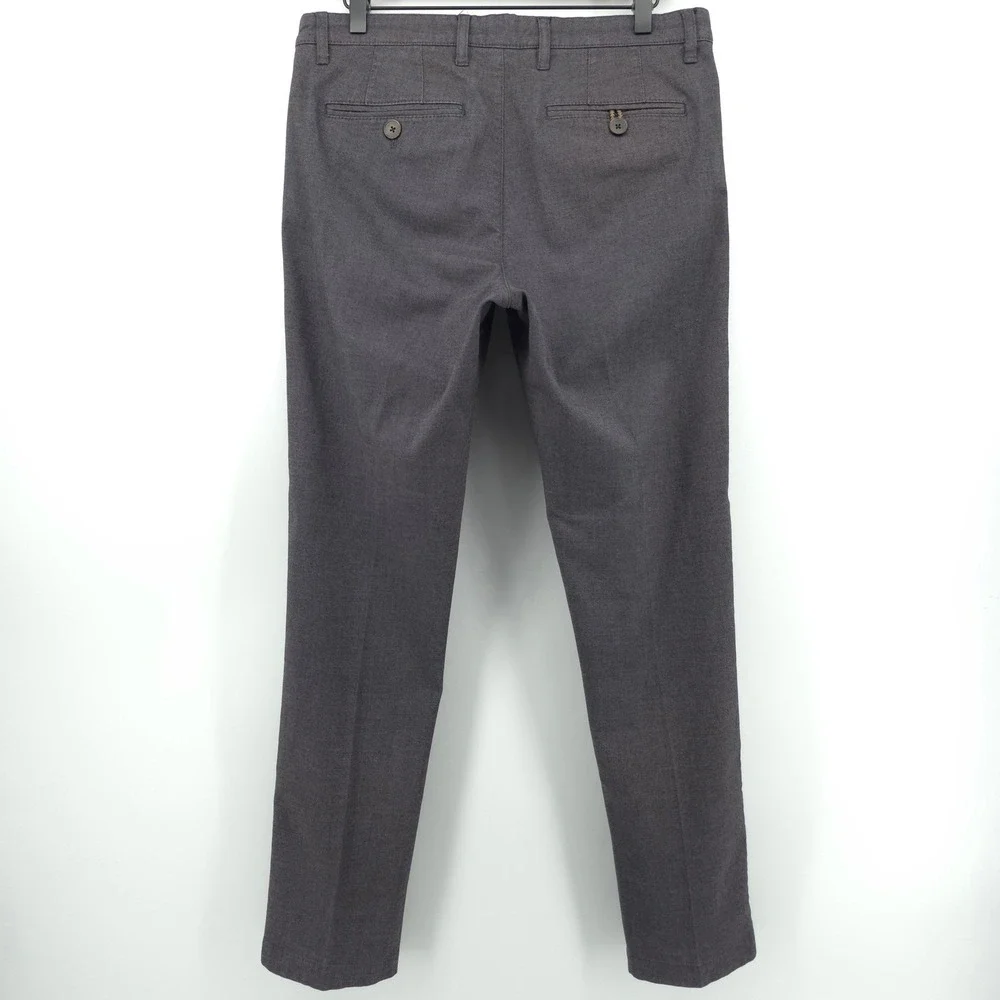Ted Baker Mens Chinos Trousers 32R Charcoal Grey Slim Fit Smart Casual Pants
